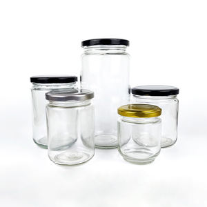 Bocaux en verre transparents ronds pour la conservation des cornichons, fermeture hermétique, différentes tailles, directement du fabricant - Product Image 2