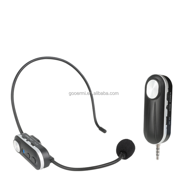 Gooermi WH8 U UHF Wireless Headset Microphone Headband Mic for Teaching, Fitness, Conference, PA Speaker System