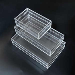 Wholesale Acrylic Packaging <b>Boxes</b>, Rectangular Transparent <b>Gift</b> <b>Boxes</b>, Food Grade Tea <b>Boxes</b>, <b>Wedding</b> Souvenirs - Product Image 5