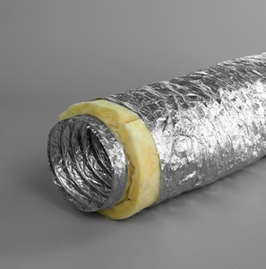 Tubería de Conducto Aislada de Aluminio Redonda para Sistema de Ventilación HVAC, Ahorro de Energía para Hogar y Oficina - Product Image 3