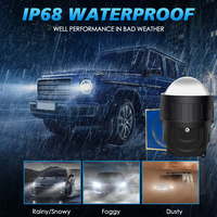 Sunshiny G10 3 pouces bi-LED Laser antibrouillard 30000LM haute pénétration double lampe tasse résistant aux vibrations pour voitures et SUV