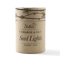 Emballage en tube de papier recyclable pour lumières LED, avec gaufrage, boîte cylindrique personnalisée en kraft brun clair