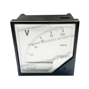 Alta calidad 42C3 120x120mm Ac Dc 5kV 10kV <span class=keywords><strong>Imput</strong></span> 1ma 2.5ma 5ma Analog Micro Panel Meter Voltímetro - Product Image 1