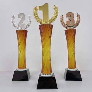 金属编号金银铜1号，2,<span class=keywords><strong>3</strong></span>水晶奖杯水晶牌匾奖彩色印刷水晶奖杯 - Product Image 5