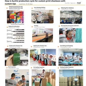 IRun Design – lacets imprimés, ne se décolore jamais, Logo de marque personnalisé, lacets de baskets plats en Polyester, charme, Aglets en métal, boîte d'emballage - Product Image 6