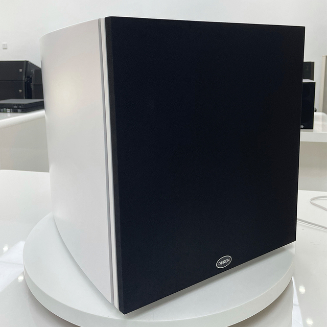 SLIM DK 12S White High Quality 300W Home Theater System Speaker AV Sound 12" Active Subwoofer with Super Bass Shocking Effect