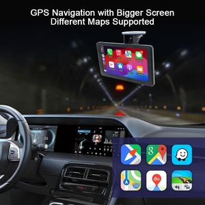 Wireless Apple Carplay <strong>Android</strong> Auto 7 Inch Touch Screen Car Radio with BT Hands-<strong>Free</strong>/Mirror Link/<strong>Maps</strong> Navigation/Voice Control - Product Image 2