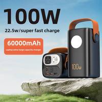 Banques d'alimentation portables personnalisées en gros avec logo, petites, 40000mAh, 60000mAh, PD 100W, grande capacité