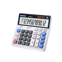 Calculatrice électronique à batterie solaire Pro OS-200ML Rétro-éclairage LED Clé PC en plastique Outil de bureau Calculatrice de bureau 200ML