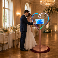 Photomaton en forme de cœur 21,5 pouces avec mini PC Core i5 6ème génération 8 Go 256 Go SSD Windows