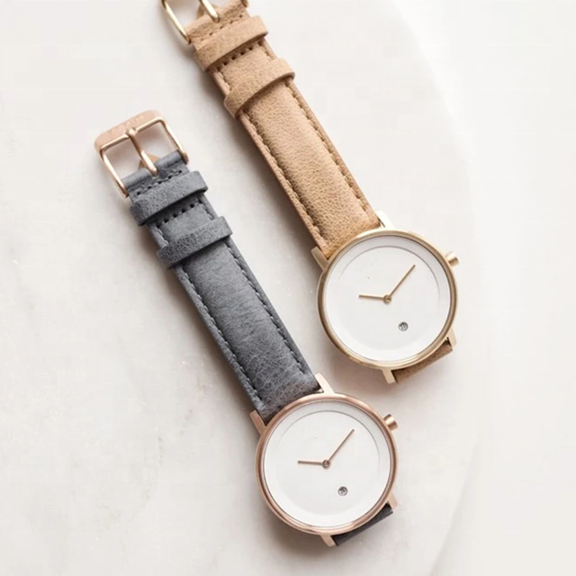 Luxury Fashion Business Stainless Steel Back Japan Movt Quartz Watch
