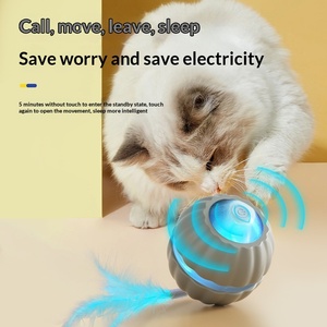 Juguete Interactivo Inteligente para Mascotas, Pelota Rodante para <span class=keywords><strong>Perros</strong></span> y Gatos, con Evitación Automática de Obstáculos, Alivia la Ansiedad por Separación, Grado Alimenticio - Product Image 3