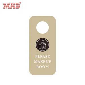 Custom Design Hotel Door Hanger Do Not Disturb Door Hanger Sign Card