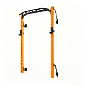 Cable Crossover Power Rack con Barra per <span class=keywords><strong>Trazioni</strong></span> a Muro Pieghevole Multifunzione Attrezzatura da Palestra per Allenamento della Forza e Body Building - Product Image 6