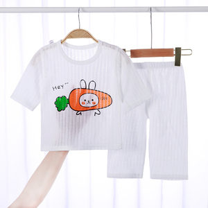 Wholesale Summer Girls' Clothing Suits Children's Clothing Hot-selling Boutique Children's Clothing Cartoon Pattern Suits - Product Image 2