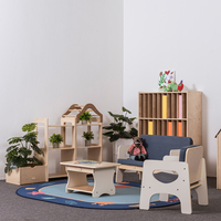 Juego de Mesa y Sillas para Niños de Guardería y Preescolar, Mesa Auxiliar para Sofá