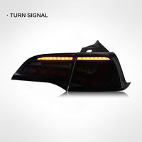 Feux arrière LED modifiés pour Tesla Model 3 Model Y, ensemble de feux arrière LED à effet écailles de dragon, clignotants séquentiels, feux arrière