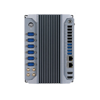 Mini PC industriel sans ventilateur, Core I3 I5 I7 12e génération, 10 USB, 6 COM, RS232, RS485, double HDMI, pour kiosque en libre-service, contrôle industriel