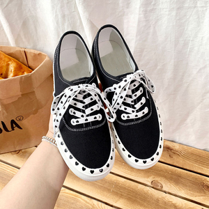 بالجملة أحذية الربيع هدية الحب الوردي مخصص تفلكنة الأحذية الدانتيل يصل حذاء رياضي قماش للجنسين النساء الرجال - Product Image 4