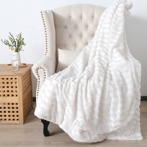 Couverture de lit polaire Sherpa Super douce, très <span class=keywords><strong>chaude</strong></span> et épaisse pour canapé d'hiver, vente en gros - Product Image 3