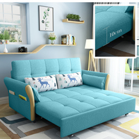 Nouveauté Promotion Design Commercial Canapé en Tissu Pliante de Luxe Salon Canapés Relax Canapé-lit avec Matelas
