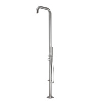 Ensemble de douche en acier inoxydable 316L, colonne de douche chaude et froide pour jardin, plage, piscine, extérieur
