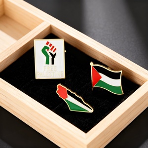 Pin de Solapa Personalizado con la Bandera Nacional de Palestina, para Sombrero, Bufanda, Bolso, Ropa, Joyería, Accesorios, Broche con Mapa de Palestina - Product Image 4