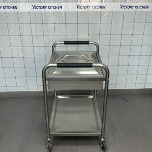 Victory รถเข็นสแตนเลสสตีลสำหรับร้านอาหาร, รถเข็นเครื่องปรุงอาหาร - Product Image 4