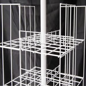 Estantería de alambre de metal moderna personalizada para biblioteca, librería, soporte de exhibición colgante para niños, libros de historietas, revistas, folletos - Product Image 3