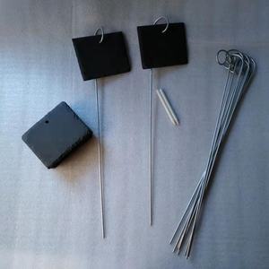 Fournitures de jardin bon marché tige de suspension en acier crayon en pierre forme de rectangle <span class=keywords><strong>ardoise</strong></span> étiquettes de plantes étiquettes de marqueur - Product Image 2