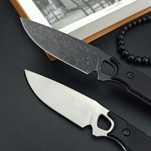 Cuchillo de camping fijo con mango completo Ker shaw STEPPE 2048 ECD para exteriores, montañismo y supervivencia, con funda portátil de fibra de nailon OEM - Product Image 3