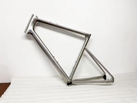 Cadre de vélo tout-terrain en alliage de titane, léger, à vitesse unique, entièrement intégré, avec freins à disque, imprimé en 3D, pour pneus 35c