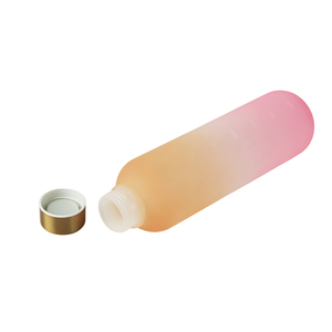 Botella de Agua Deportiva de Plástico de 1000 ml, Portátil, Económica, de Boca Estrecha, con Degradado Esmerilado, para Yoga, con Logotipo Personalizado - Product Image 1