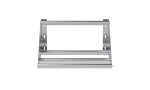 Étagère en verre tubulaire en acier inoxydable réglable, robuste, pour usage commercial, cuisine - Product Image 4