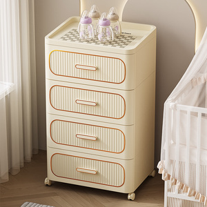 Make-Up-Schublade Schlafzimmer tragbarer Plastik-Schlafzimmer-Aufbewahrungsschrank für Kleidung - Product Image 4