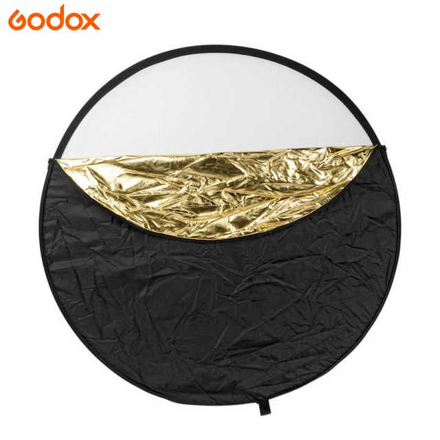 Godox 5-in-1 60/80/110cm Portable Light Diffuser Collapsible Photography Reflectors for Photo Studio Multi-Color Accessory