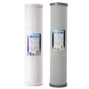 Système de filtration d'eau commercial pour toute la maison, filtre à eau composite Big Blue à haut débit de 20 pouces, filtration multi-étapes, 1 an - Product Image 2