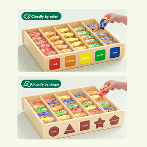 Giocattoli sensoriali in legno Montessori per bambini da 1 a 3 anni, gioco magnetico di pesca e selezione con 26 lettere - Product Image 3