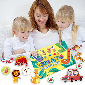 Libro Sensoriale Montessori per Bambini, Educazione Precoce, Sviluppo Cognitivo, Libro Silenzioso per l'Apprendimento - Product Image 2