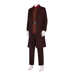 Ensemble de costume de cosplay Hagrid Star's Edge, manteau marron, tenue de performance pour Halloween - Product Image 2
