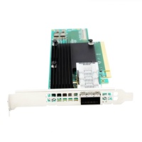 Tarjeta de Red ConnectX-6 con Chip VPI, 200 Gb/s, QSFP56, Puerto Único, Interfaz PCIe 3.0 X16, MCX654105A-HCAT