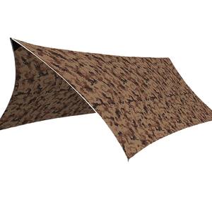 Lona Woqi de 365x300 cm, de nylon impermeable, para acampar al aire libre, de forma cuadrada, para supervivencia y uso con hamaca. - Product Image 1