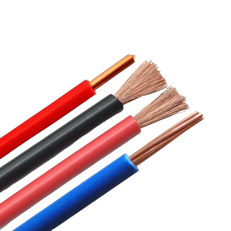 H07V-U H07V-K copper pvc house wire electrical cable 2.5 sq mm to 120 sq mm