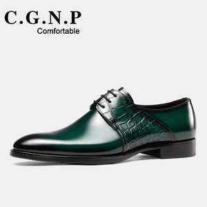 รองเท้าหนังคุณภาพสูงเย็บสีดำ-การออกแบบแฟชั่นแบรนด์ใหม่สำหรับรองเท้าผู้ชายระดับพรีเมียม - Product Image 6