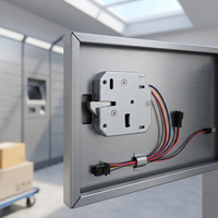 Mini-serrure électrique à solénoïde en fer DC 12V 2A avec réponse en 0,1 seconde pour casier de stockage de supermarché