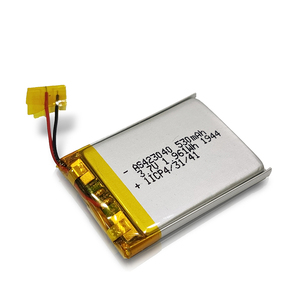 Bateria <span class=keywords><strong>LiPo</strong></span> Recarregável AS552540 3.7V 540mAh, Célula de Polímero de Lítio, Personalizada pela Fábrica, Certificada UL1642 - Product Image 2