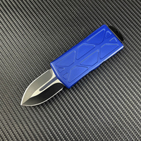 Couteau de survie en plein air avec lame Micro D2, manche en alliage d'aluminium, couteau pliant de poche pour la défense personnelle, couteau de randonnée EDC tranchant