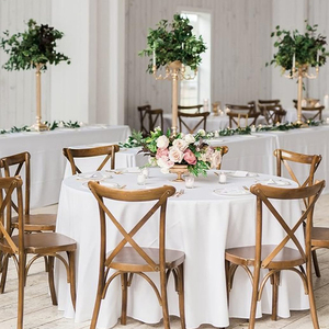 Mantel Redondo Nappe De Bảng Ronde Gros Trắng Polyester Vòng Khăn Trải Bàn 120 <span class=keywords><strong>Inch</strong></span> Bảng Quần Áo Vòng Cho Đám Cưới Trang Trí - Product Image 4