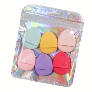 Mini houppette à doigt Gouttes d'eau, éponge super douce pour correcteur, fixation du maquillage, double usage sec et humide - Product Image 5