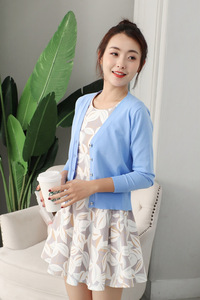 Maglieria da <span class=keywords><strong>donna</strong></span> scollo a v maglioni lavorati a <span class=keywords><strong>maglia</strong></span> di base Cardigan sottile da <span class=keywords><strong>donna</strong></span> moda manica lunga monopetto maglieria abbottonatura cardigan - Product Image 3